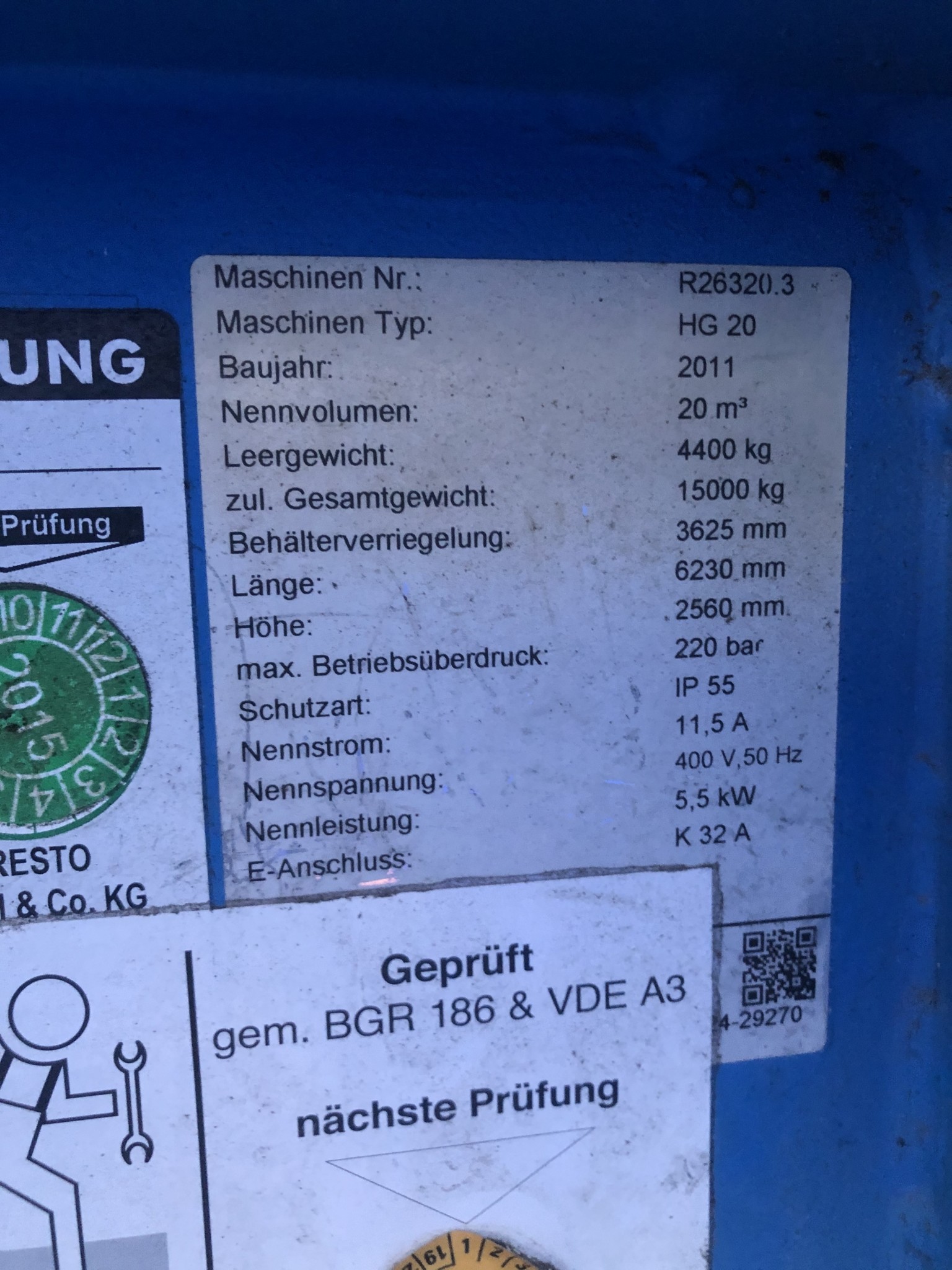 HG20-26320-I - Hauck Presscontainer & Entsorgungstechnik
